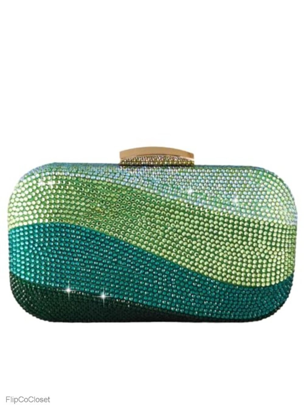 Crystal Rhinestone Clutch Evening Bag - Formal Luxury Handbag
